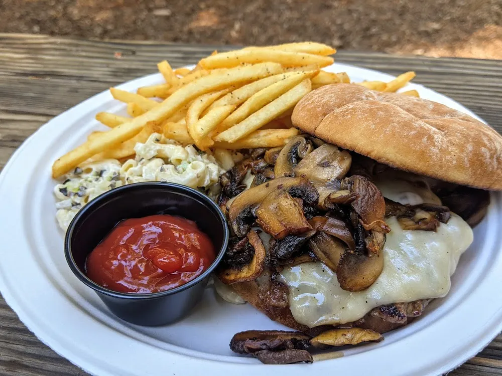 Mushroom Swiss Burger
